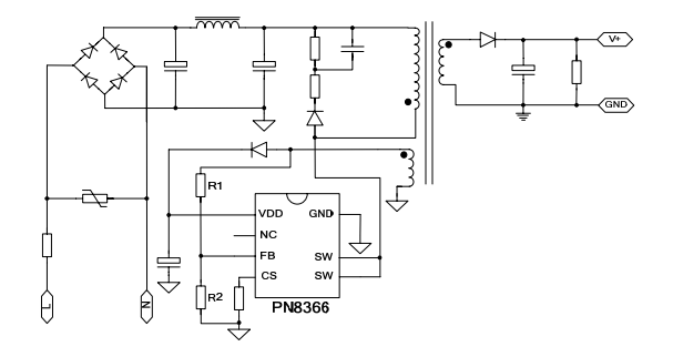 pn8366芯片電路應(yīng)用