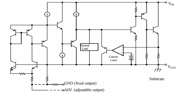 ams1117-3.3v典型電路