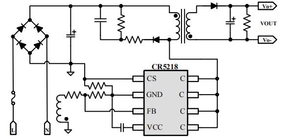 CR5218繞組芯片電路圖
