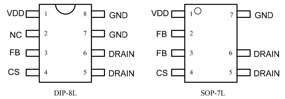 CR6249 18W原邊芯片引腳功能及描述