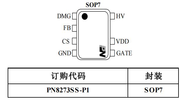 PN8273芯片封裝/管腳定義